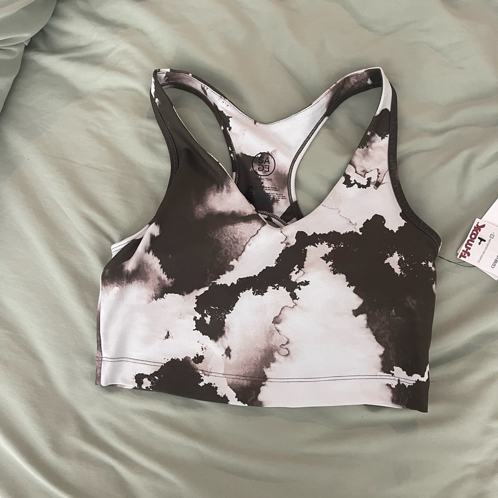 NWT longline sports bra